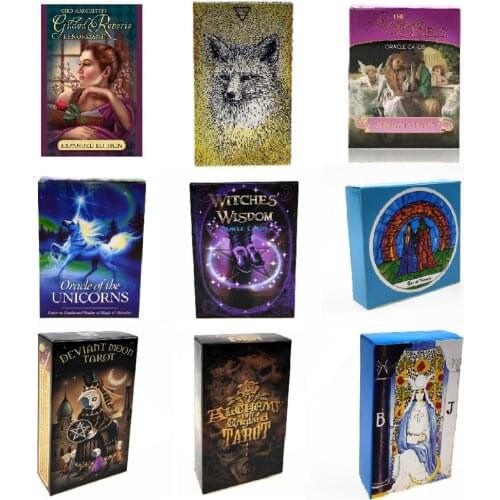 HOT Tarot Cards Oracle Guidance Lenormand Oracle Cards Divination Fate Tarot Deck Board Games For Family Party Playing Card Game