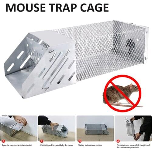 1pcs Reusable Mouse Rat Trap No Kill Rats Cage Mousetrap Mouse Trap For Mice Catcher Automatic Rat Traps Pet Control