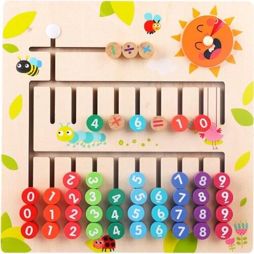 Mathematical Knowledge Classification Toy Children Wooden Toy Montessori Early Learning Educational Cognitive M87