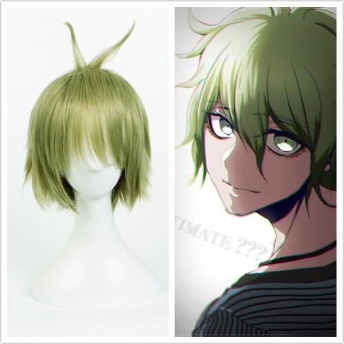 Danganronpa V3: Killing Harmony Cosplay Rantaro Amami Styled Wig Anime Accessories Cosplay Wig For Men Halloween Carnival Party