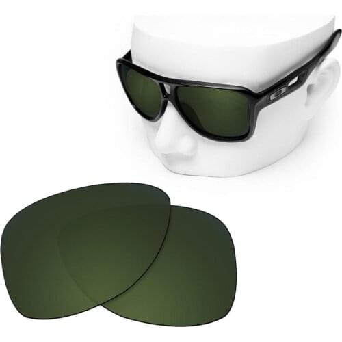 OOWLIT Polarized Replacement Lenses of Grey Green for-Oakley Dispatch 2 OO9150 Sunglasses