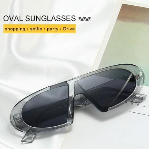 Creative Retro Sunglasses for Women Small Oval Small Frame Sun Glasses Fashion Shades Polarized Eyewear Female Sunglasses