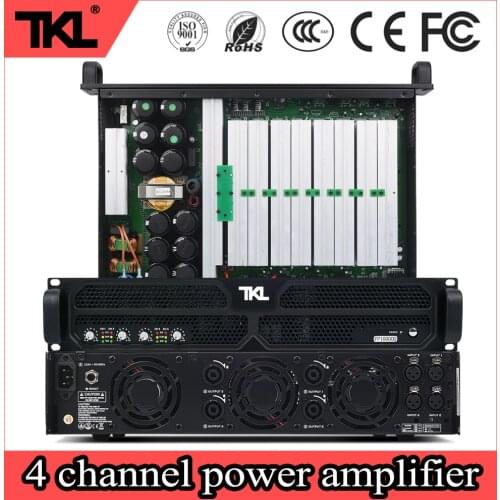 TKL 4-channel power amplifier 1300W * 4 8ohm PH4 professional stage DJ power amplifier