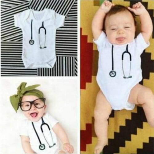 Eastknitting Infants Jumpsuit Triangular One-piece Newborn Baby Romper Summer Short Sleeved Crawling Clothes Boy Girl Costumes