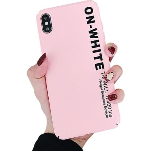 VAVA Hard PC Case For iPhone 7 8 Plus X XR XS Max Cover For iPhone 6S Plus PC Shell Cases Anti-fingerprint Phone Accessories
