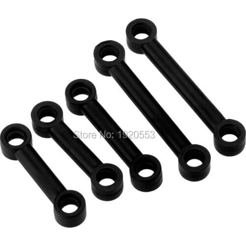 5Pcs A949 Steering Link Linkage Ackerman Plate A949-10 Pull Rod Connect Buackle Set Spare Parts For Wltoys A949 1/18 RC Car