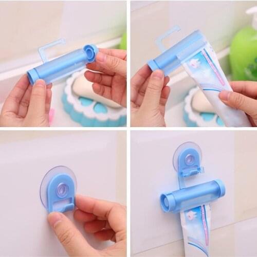 Wonderlife Toothpaste Squeezer Creative Toothpaste Dispenser Tube Wall-mounted Tooth Paste Squeezer With Suction Cup Bathroom