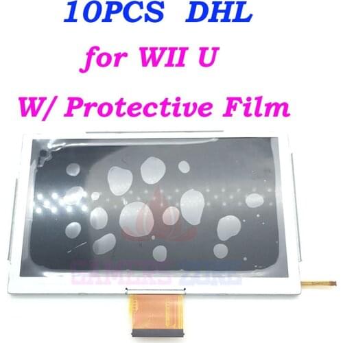 10PCS DHL Replacement Repair Part For Nintendo Wii U Gamepad LCD Screen Display Panel Gamepad