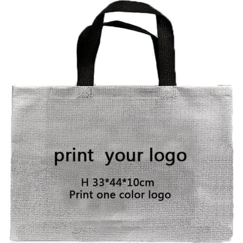 100pcs Custom Logo gift bags High quality silver Shopping bags Clothes bags gold bags