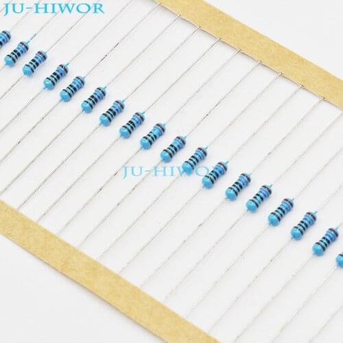 1000pcs/lot) 240 270 300 330 360 ohm DIP 1/4W Watt 0.25W 1% Metal Film Resistor Resistors