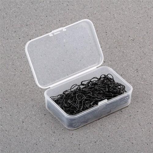 200 Pieces/Box Metal Safety Pins Black Silver Golden Grey Brozne Calabash Pins Bead Needle Pins DIY Accessories