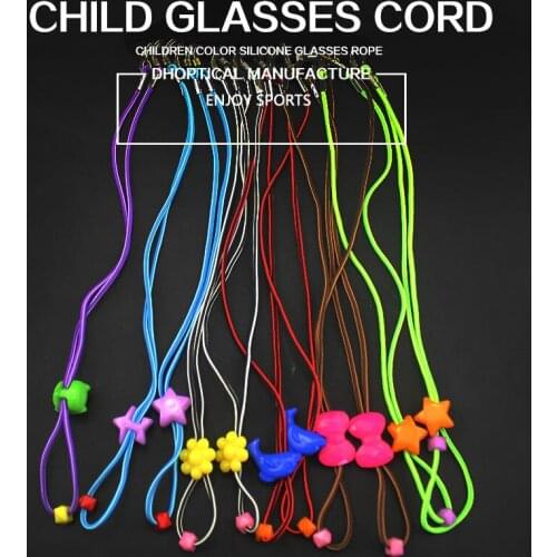 Eyeglasses spring chain ,glasses cord for children ,cartoon chain double color wholesale 120pcs