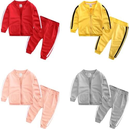 Brand Baby Boy Clothes Suits Casual Baby Girl Clothing Sets Children Suit Sweatshirts+Sports pants Spring Autumn Kids Set Fall