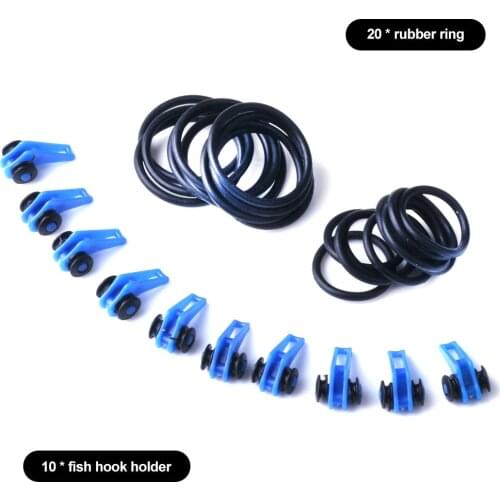 Hook Holder Universal Bait Hanger Fishing Fixer Easily Adjustable Plastic Fishing Rod Hook Holder