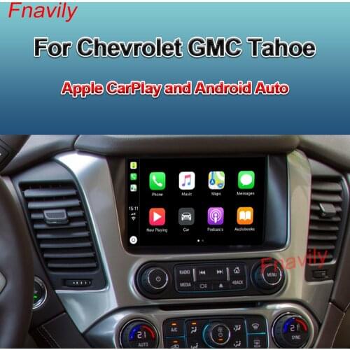 Fnavily OEM Retrofit Wireless CarPlay For Chevrolet GMC Tahoe Apple CarPlay And Android Auto Retrofit Kit 2014-2020