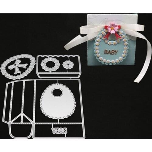 Candy Box Baby Metal Cutting Dies Stencil Scrapbooking DIY Album Stamp Embossing