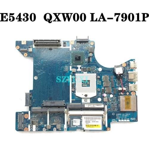 For Dell Latitude E5430 Laptop Motherboard QXW00 LA-7901P CN-034C90 34C90 mainboard 100% Tested