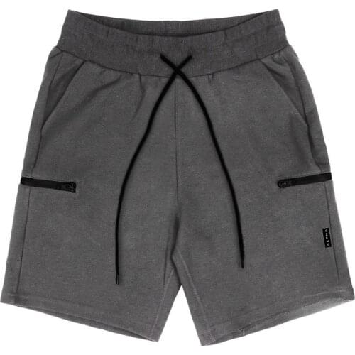 Mens Shorts Summer Casual Shorts Men Jogger Workout Short Pants with Zipper Packets