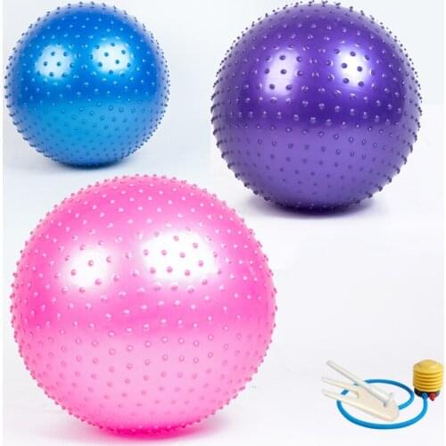 65CM Massage Bump Granule Yoga Balls Exercise Balance Sense Training Ball Fitness Gym Pilates Workout Thorn Point Fitball