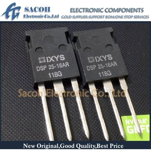 Free Shipping 10Pcs DSP25-16AR DSP25-12AR DSP45-16AR ISOPLUS247 25A/45A 1600V Phase-leg Rectifier Diode