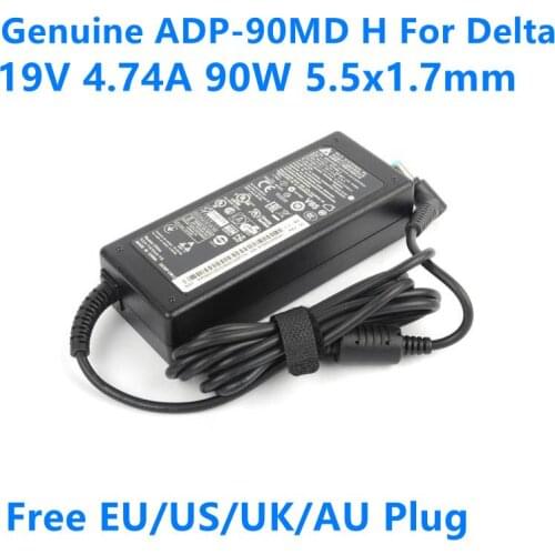 Genuine 19V 4.74A 90W DELTA ADP-90MD H ADP-90CD DB AC Power Supply Adapter For ACER ASPIRE V5-573PG V5-571G 4520 Laptop Charger
