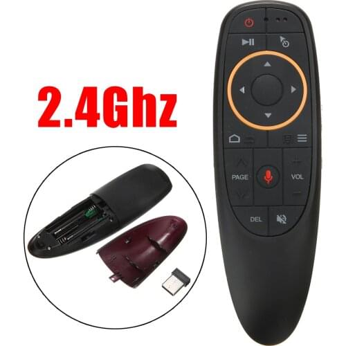 G10 Voice Remote Control Air Mouse 2.4GHz Wireless Microphone Remote Controller For Android TV Box With USB Receiver