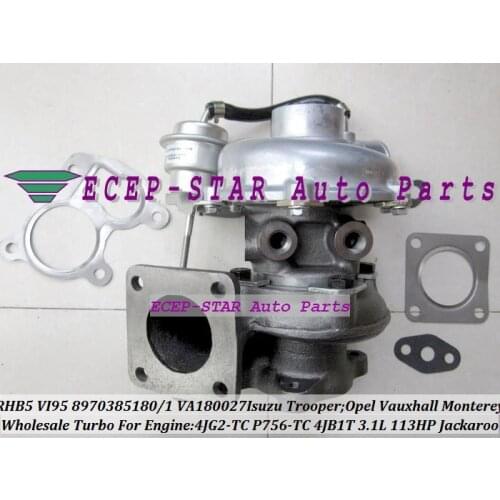 RHB5 8970385180 8970385181 VD180027 Turbo For ISUZU Trooper For Holden Rodeo Jackaroo For OPEL Monterey 4JG2TC 4JB1TC 4JG2 3.1L