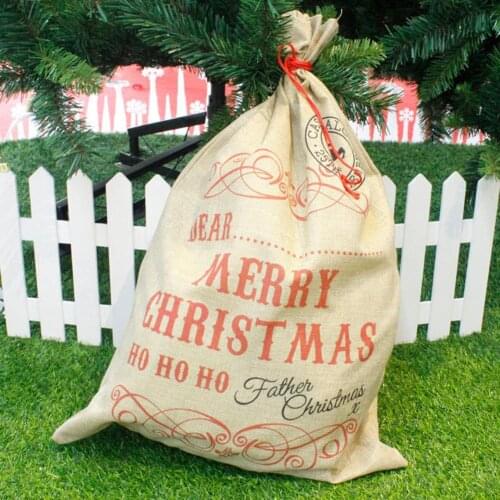 Merry Christmas New simple art gift bag Christmas forest concert gift paper bag Container Supplies Party Decorations