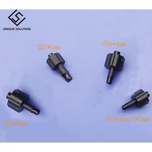20pcs Ink tube connector ink pipe hose connect for solvent uv inkjet printer mimaki roland mutoh galaxy gongzheng allwin xuli