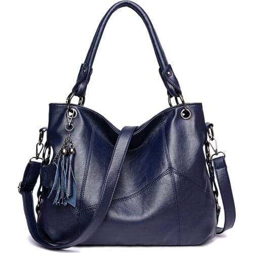 Ladies Crossbody Hand Tote Bags for Women 2021 Genuine Leather Tassel Luxury Handbags Women Bags Designer Handbags High Quality