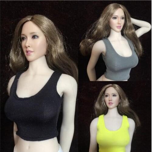 1/6 Scale Female Soldier Vest Weskit Tank Top Fit For 12 inch Very Hot Toys Girls Female Action Figure Body Doll