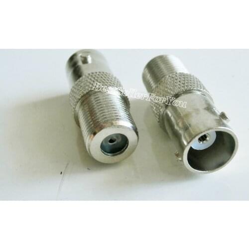 1Pcs F-BNC adapter F Type Female jack to BNC female RF coax Connector for CCTV