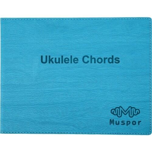 1pc Portable Ukulele Chart Book Over 180 s PU+Paper Sheet Music