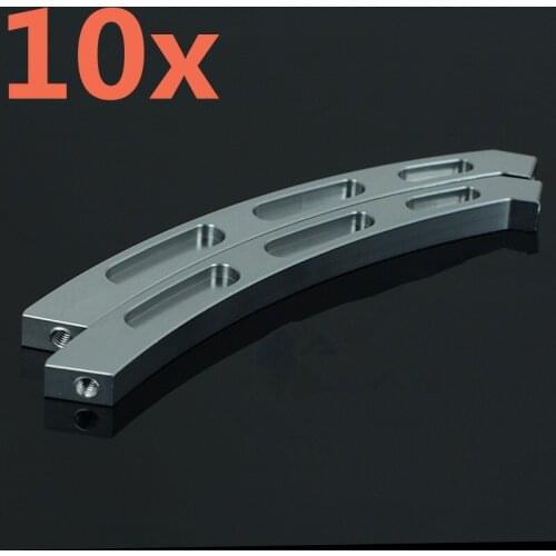 10Pieces HOBAO 8SC Upgrade Parts (89010) 89854 Aluminium Alloy Rear Brace For 1/8 Nitro Power RC R/C Remote Control Car CNC