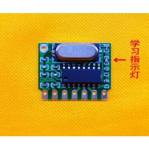 315MHz On-line Learning High Sensitivity Super Heterodyne Intelligent Single-Key Learning Receiving and Decoding Module