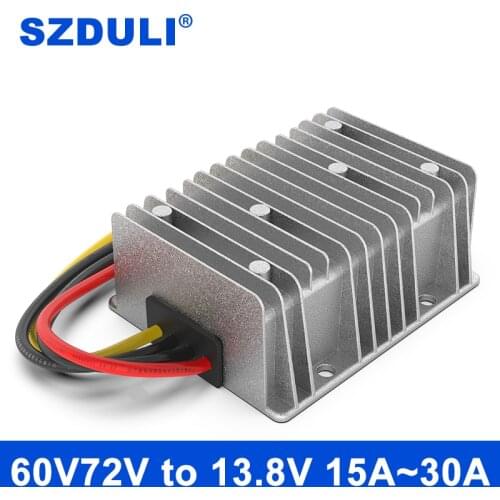 48V60V72V to 13.8V regulated power supply module 30-85V to 13.8V DC power supply step-down converter