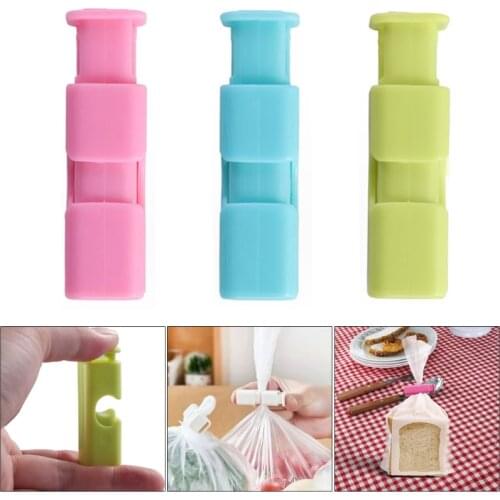 8 Pieces Of Plastic Portable Potato Chip Bag Sealing Clip Snack Food Bag Spring Sealer Fresh-keeping Clip Storage Clip