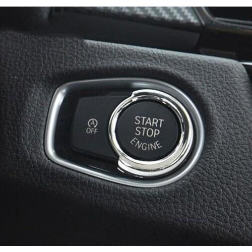 Car Engine Start Ignition Key Ring Cover Sticker for BMW X1 F48 F20 F21 F30 F32 F33 F34 F36 F45 F46 1 2 3 4 Series