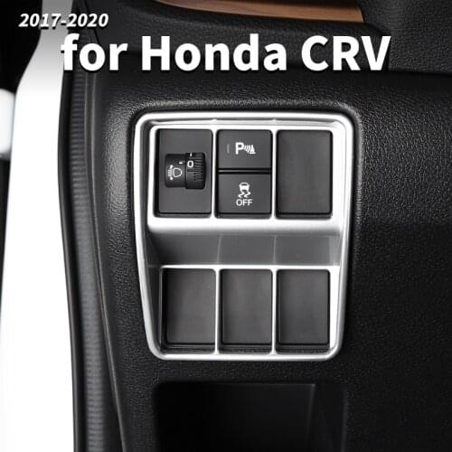 For Honda Crv CR-V 2017 2018 2020 Headlight Adjustment Switch Decorative Frame CRV Steering Wheel Left Lower Decorative Frame Mo