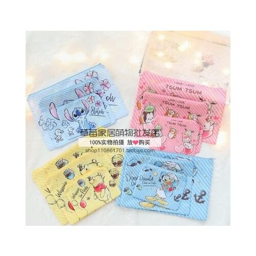 Disney Princess Stitch Aliens TSUM Toy Story Anime Figures Cartoon Product Cosplay Accessories Storage Bag Travel Unisex Gift