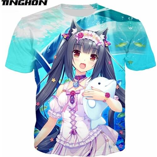 Game Nekopara Hoodies 3D Print Women Men Jogging Sweatshirt Anime Girls Chocolat Vanilla Casual Streetwear Couple Wear Tops 01
