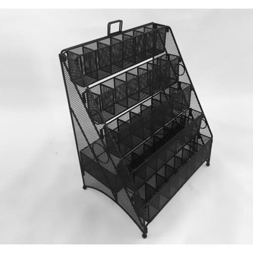 Wrought iron eyebrow pencil, mascara display shelf.. cosmetics receive aircraft lipstick colour makeup