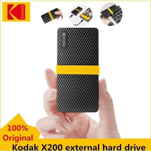 Kodak X200 External SSD Hard Drive 1TB 512GB 256GB 128GB USB3.1 Type-c Mini Portable Solid State Drives Gen 2 For PC Laptop