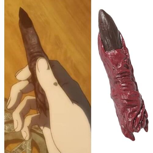 Eraspooky Anime Jujutsu Kaisen Cosplay Cursed Finger Demon Yuji Itadori Costume Props Resin Accessory Gift