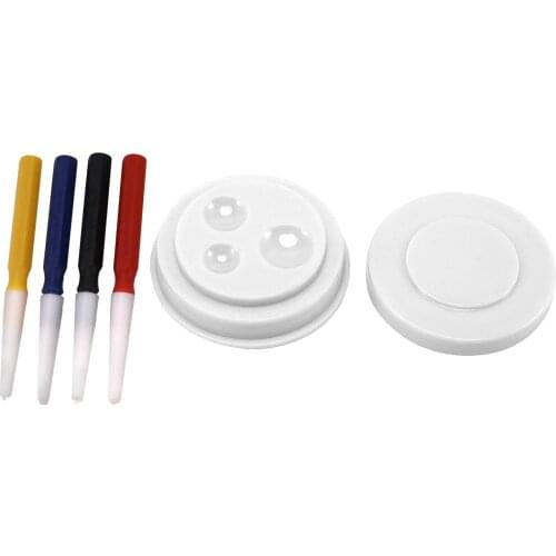 Latest Watch Repair Tool Watch Drop Oiler Set Watch Oil Dish With 4 Pieces Oil-Pin For Watchmaker Reparing