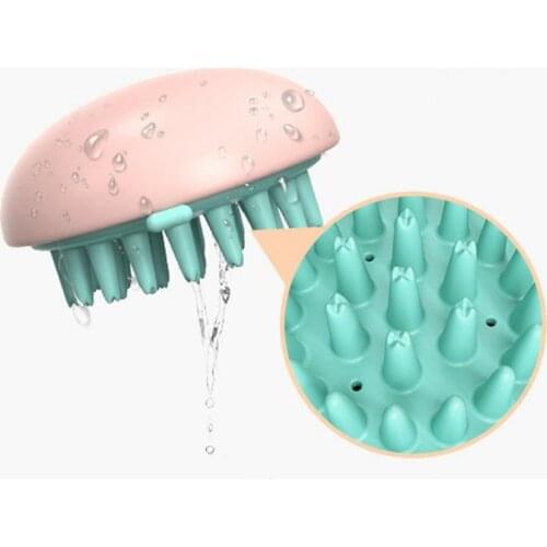 Pet Brush Silicone Brush Grooming Brush Massage Bath Brush Pet Scrubber Comb Bathing Tool Pet Shampoo Brush