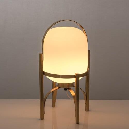 Modern Glass Table Lamps Nordic Simple Bedroom Bedside Reading Desk Lamp Home Decoration LED Table Lights E27 Lamparas Lighting