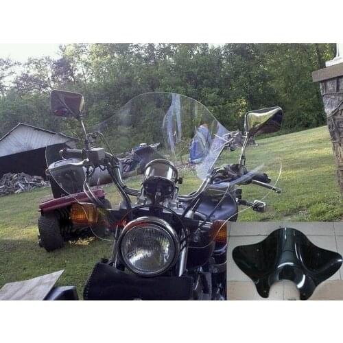 Touring Windshield Windscreen for Harley Davidson Triumph Honda Yamaha Kawasaki Suzuki Victory BMW Indian Clear/Tinted Smoke
