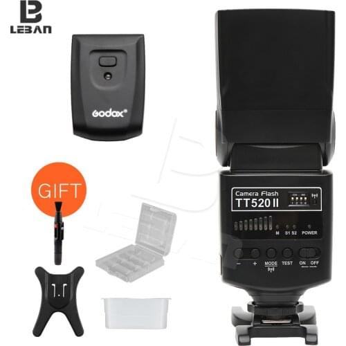 Godox Thinklite Camera Flash TT520II with Build-in 433MHz Wireless Signal for Canon Nikon Pentax Olympus DSLR Cameras