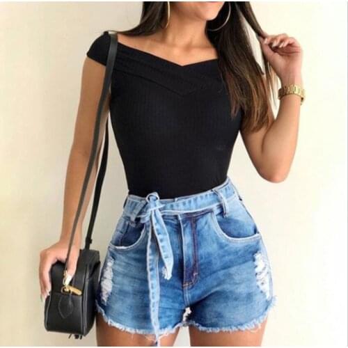 Xnxee Womens Short Jeans